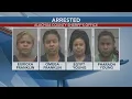 Four people arrested in Gainesville on charges of resisting arrest after traffic stop