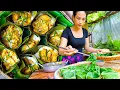 Amazing Cambodian VILLAGE FOOD Khmer AMOK Coca-Cola Chicken with ThydaCookingTV