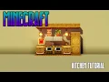 Minecraft how to make a Kitchen Minecraft Kitchen Tutorial