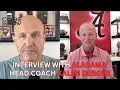 Conversation with Alabama HC Kalen DeBoer QB competitions music shirts on the sideline