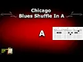 Chicago Shuffle In A - 12 Bar Blues Backing Track In A