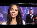 Download Lagu In SPANISH with Zoe Saldana at the Avengers  Infinity War Red Carpet \u0026 Premiere