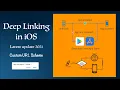 Deep Linking in iOS Custom URL scheme Pass Data Open Lang-Swift5 XCode 12 5