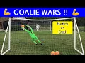 Download Lagu Goalie Wars: Henry vs Dad - who will win this Goalkeeping Competition ? Dad vs Son Challenge