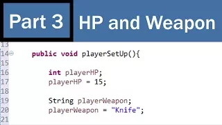 Super Beginner s Text Adventure Game Development in Java PART 3 - How to Use Variables