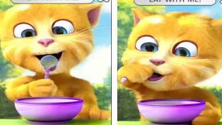 Talking Ginger Eating