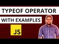 JavaScript TypeOf Operator with Examples