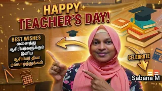 Happy Teacher's day....