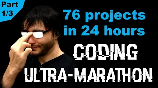 76 JavaScript projects in 24 hours Coding Ultramarathon Part 1
