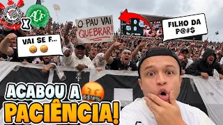 ACABOU A PACIÊNCIA DA TORCIDA DO CORINTHIANS! PROTESTO NA DERROTA PRO LANTERNA DO CAMPEONATO!