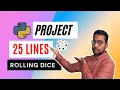 Python Projects Rolling Dice Small Project Tkinter and Random module hindi 2021