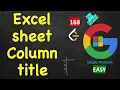 Excel Sheet Column Title LeetCode 168 C Python