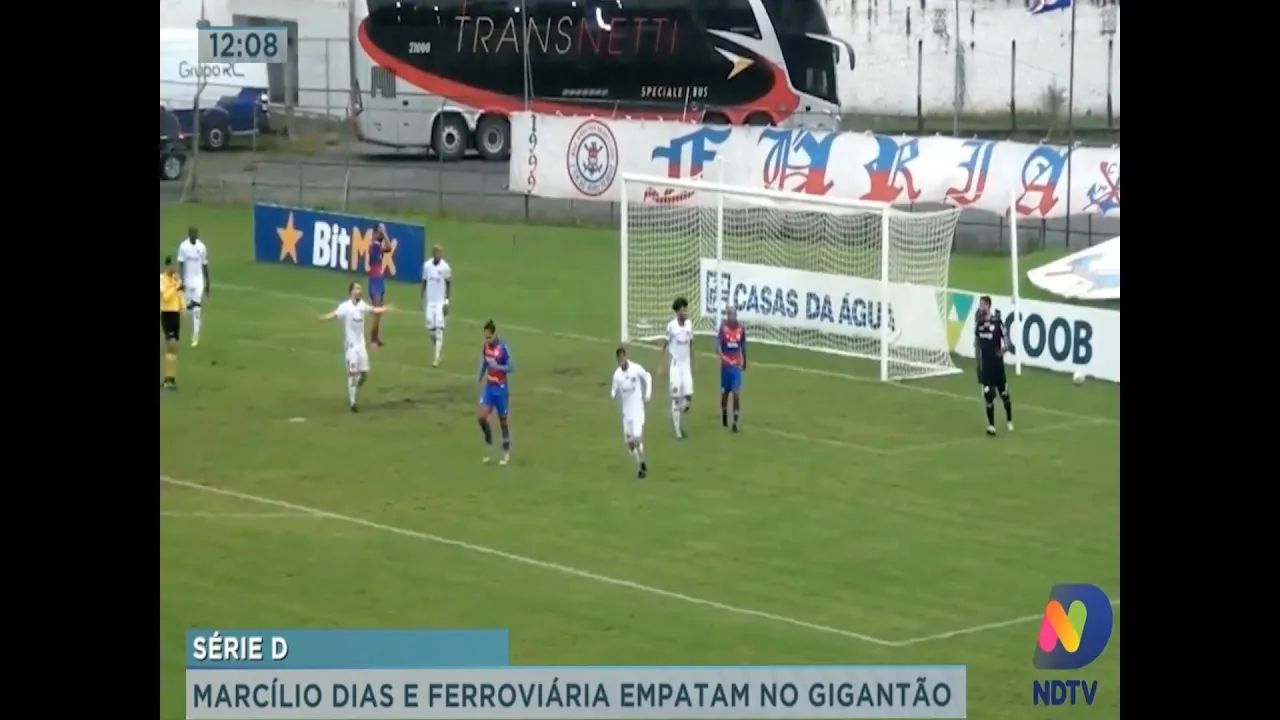 Marcílio Dias e Ferroviária empatam no gigantão