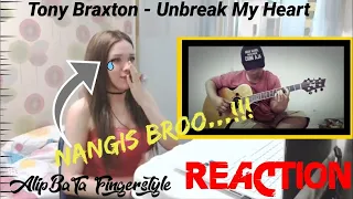 Download TERHARU Alif ba ta Tony Braxton unbreak my heart (reaction) MP3