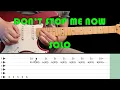 Download Lagu DON'T STOP ME NOW - Guitar lesson - Guitar solo with tabs (fast \u0026 slow) - Queen