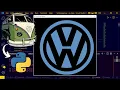 Volkswagen logo using python