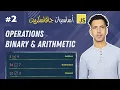Operations Binary Numbers Arithmetic and String Concatenation - Darija JavaScript