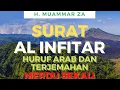 Lagu AL INFITAR, QORI H MUAMMAR ZA, HURUF ARAB BESAR DAN TERJEMAHAN