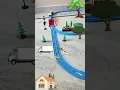 Download Lagu The Food Truck is crossing the railway track and train is approaching fast | Thomas Train USA #train