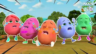 Paanch Mote Aloo 🥔 | पाँच मोटे आलू की मस्ती | Hindi Rhymes - Zappy Zoo