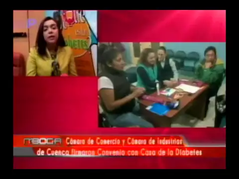 Cámara de Comercio y Cámara de Industrias de Cuenca firmaron convenio con casa de la diabetes