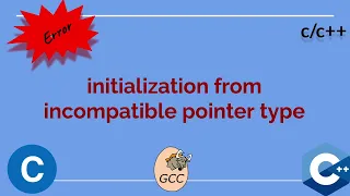 initialization from incompatible pointer type