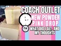 COACH OUTLET NEW POWDER PINK DROP - ORDERED 3AM