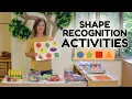 Toddler and Preschool Shape Recognition Activities
