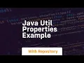 java util properties example