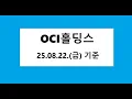 Download Lagu OCI홀딩스 차트 분석, 주식 주가 전망. 2025.08.22.촬영