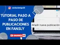 STEP BY STEP TUTORIAL to CREATE PUBLICATIONS in FANSLY