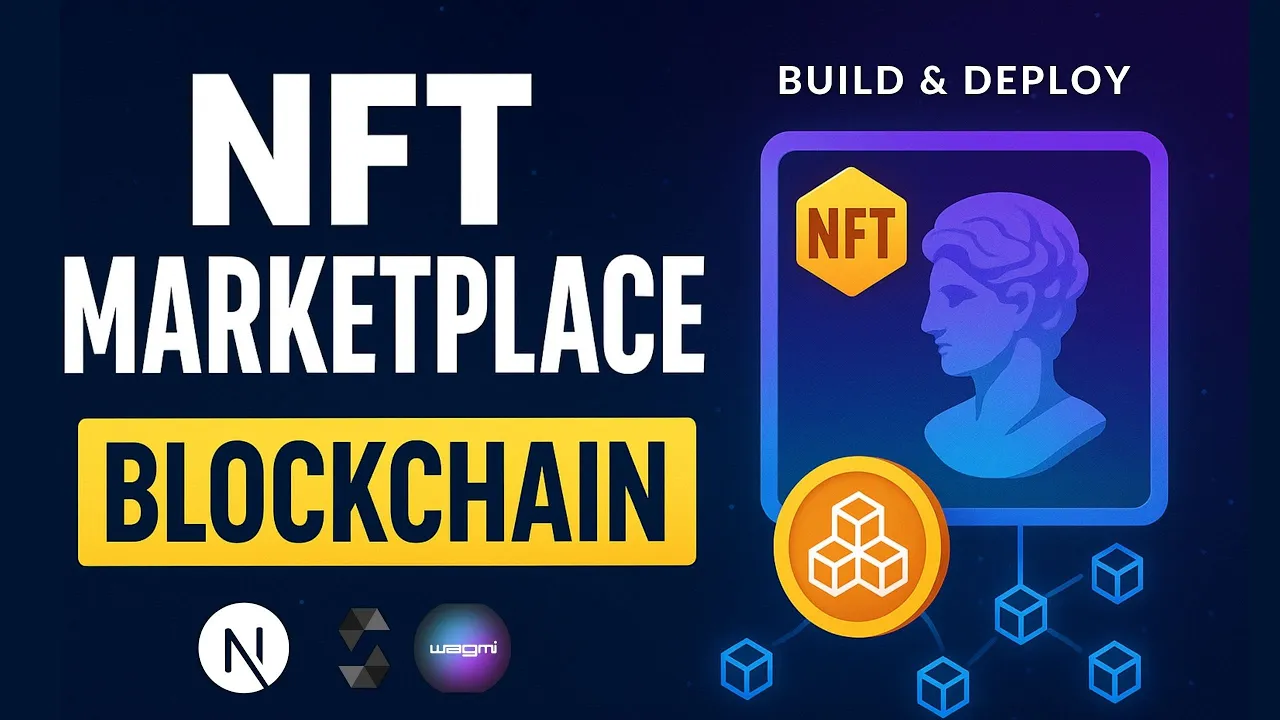 Build & Deploy a Blockchain NFT Marketplace | Next.js + Solidity on Any Blockchain
