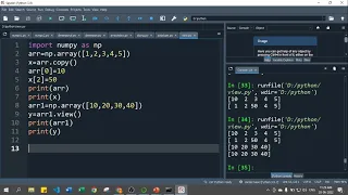 Numpy Array Copy Vs View Python Tutorials for Absolute Beginners in Hindi