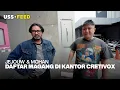 NEGO GAJI DI HR DAN TRAKTIR SATU KANTOR CRETIVOX! | #JOHAN Jejouw, Mohan Hazian