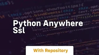 python anywhere ssl