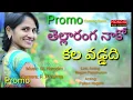 Download Lagu Tellaranga Nako Kalavaddadi  Folk song 2020 Promo || #GL_Namdev || #ParashuramNagam || #Manair_Music