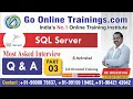 SQL Server Interview Questions Part3 - String Functions Bhaskar Jogi Go Online Trainings