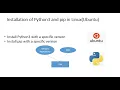 Installation of Python3 and pip in Linux Ubuntu