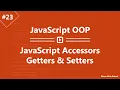 Learn JavaScript OOP in Arabic - JavaScript Accessors Getters Setters