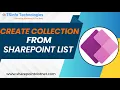 How to Create Power Apps Collection from SharePoint List Create Collection from SharePoint List