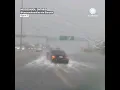 Drivers Stuck in Rapidly Rising Floodwater in Toronto Canada