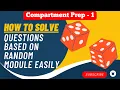 Question based on Random Module Class 11 12 CBSE Compartment Computer Science Supplementary