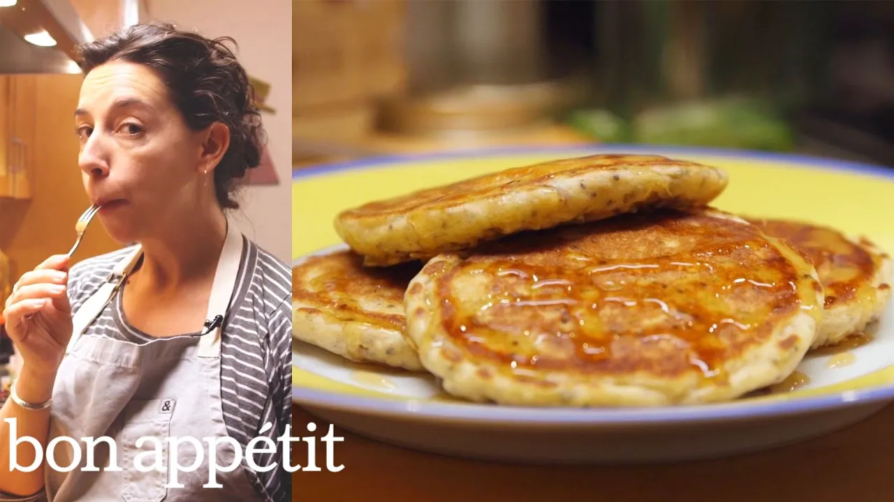 Carla Makes Deceptively Healthy Pancakes   Bin It To Win It   Bon Appetit