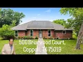 SOLD FEATURED LISTING 500 Briarwood Court Coppell TX 75019
