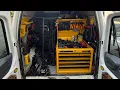Mobile Mechanic setup tour Ford transit connect