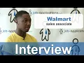 Walmart Interview - Sales Associate