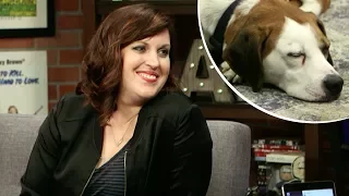 Downward Dog s Allison Tolman and Ned the dog are consummate professionals