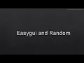 Easygui and random 2