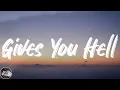 The All-American Rejects - Gives You Hell (Lyrics)