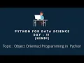 OOP in python - classes and objects with python